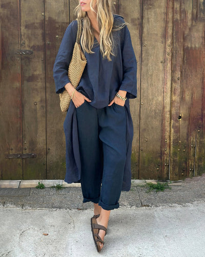 ELENA™ | Conjunto Chic de Dos Piezas con Elegancia Sin Esfuerzo y Estilo Versátil