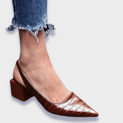 Heidi | Zapatos ortopédicos de piel sintética premium