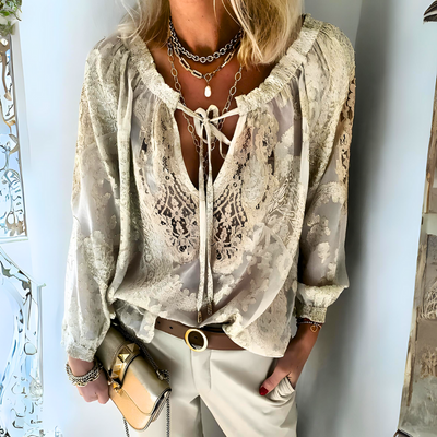 JILL - BLUSA BOHO DE CROCHET
