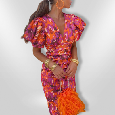 Marta | Vestido Vibrante de Fiesta