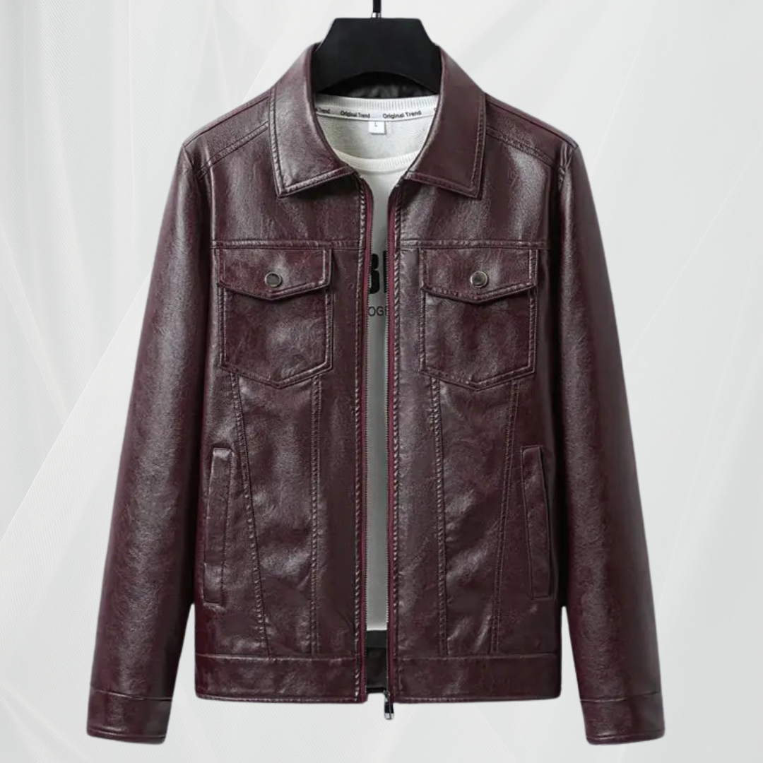 Chaqueta de piel natural