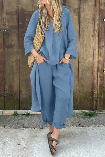 ELENA™ | Conjunto Chic de Dos Piezas con Elegancia Sin Esfuerzo y Estilo Versátil