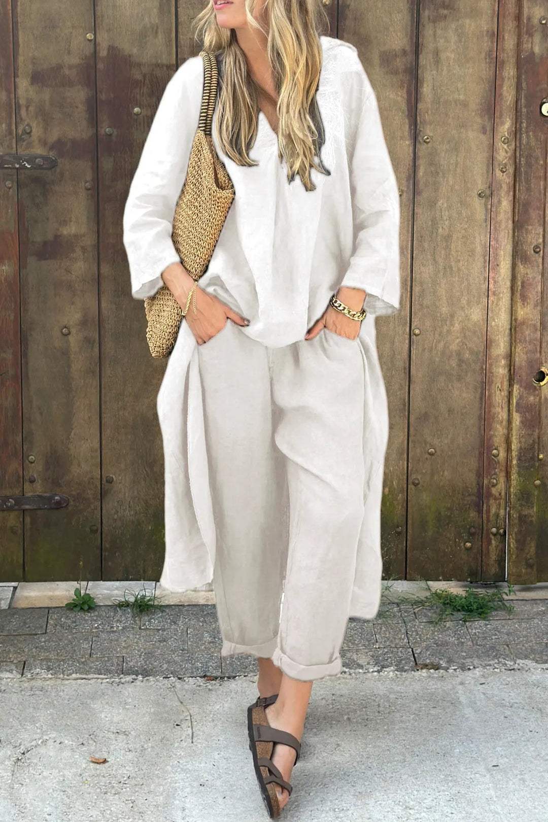 ELENA™ | Conjunto Chic de Dos Piezas con Elegancia Sin Esfuerzo y Estilo Versátil