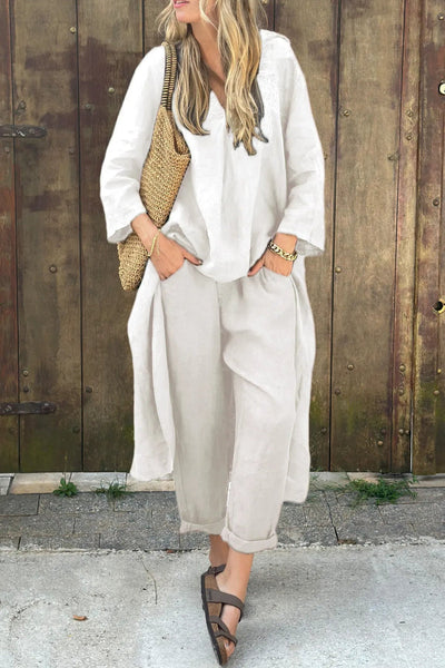 ELENA™ | Conjunto Chic de Dos Piezas con Elegancia Sin Esfuerzo y Estilo Versátil