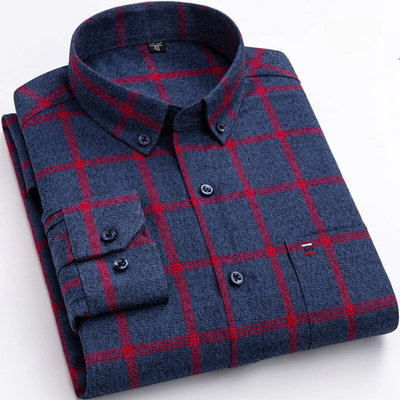 JAMES | CAMISA DE ALGODÓN A CUADROS