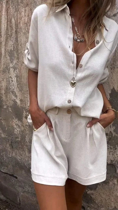 Linnea | Conjunto de lino ligero