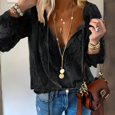 JILL - BLUSA BOHO DE CROCHET