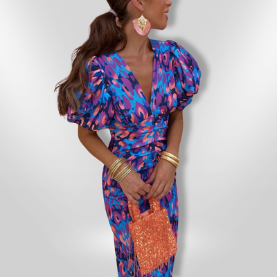 Marta | Vestido Vibrante de Fiesta