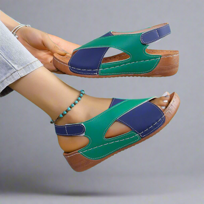 Sonnhild | Sandalias Premium Hechas a Mano en Azul Marino