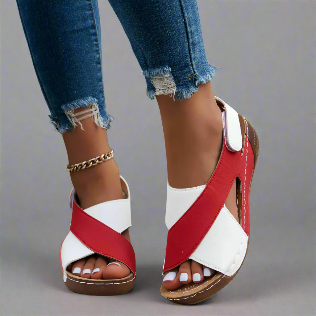 Sonnhild | Sandalias Premium Hechas a Mano en Azul Marino