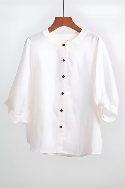Blusa Relajada de Lino Fresco