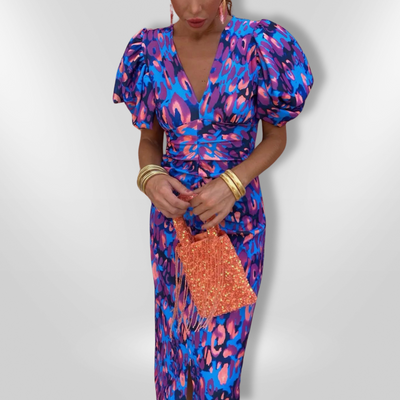Marta | Vestido Vibrante de Fiesta