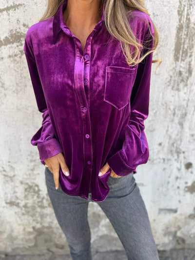 Blusa de terciopelo Clara