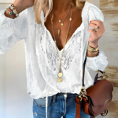 JILL - BLUSA BOHO DE CROCHET