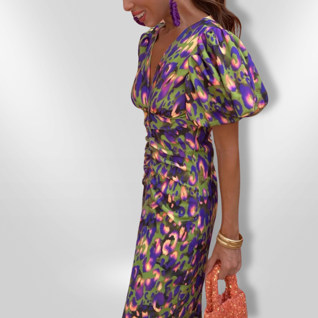 Marta | Vestido Vibrante de Fiesta