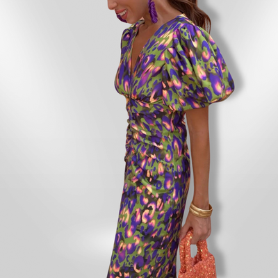 Marta | Vestido Vibrante de Fiesta