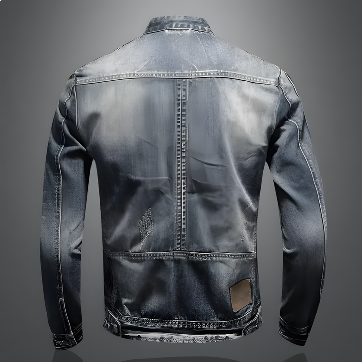 ALEXO - CHAQUETA DE JEANS RETRO PARA HOMBRES