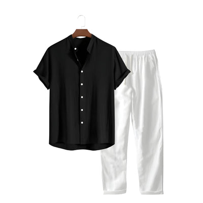 Conjunto de Polo y Pantalón de Lino