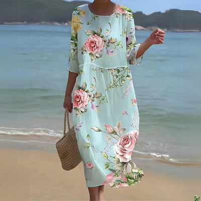 Miranda | Vestido Maxi Floral Elegante