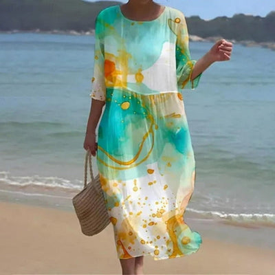 Miranda | Vestido Maxi Floral Elegante