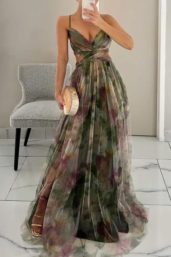 Chloé | Vestido maxi con estampado floral