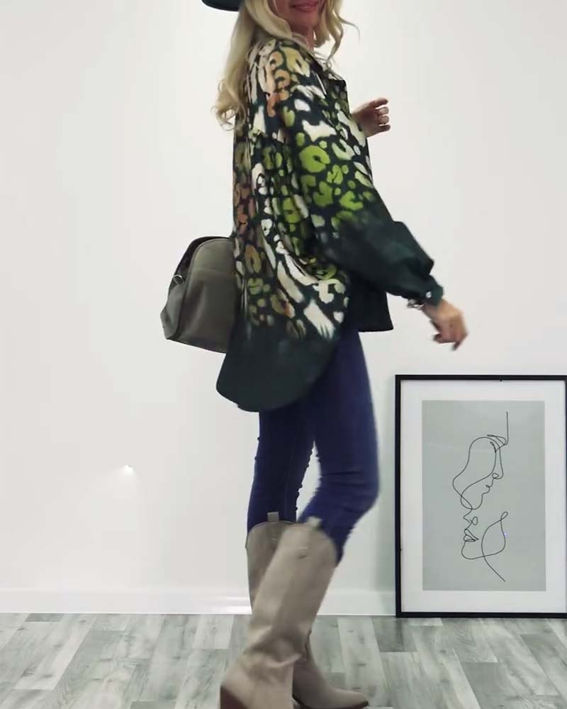 El lujo de leopardo de Mila
