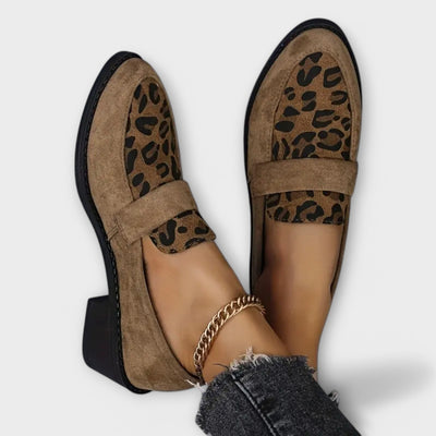 Karla - Elegantes zapatos de dama con estampado de leopardo