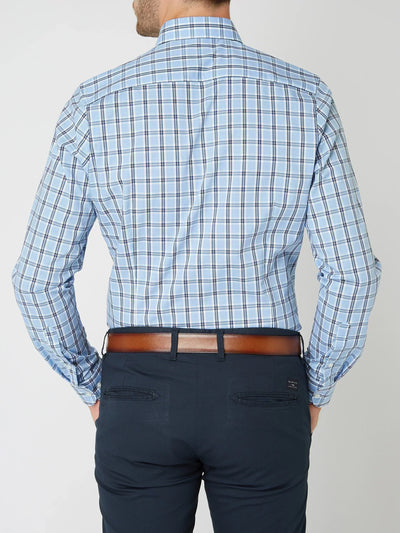JAMES | CAMISA DE ALGODÓN A CUADROS