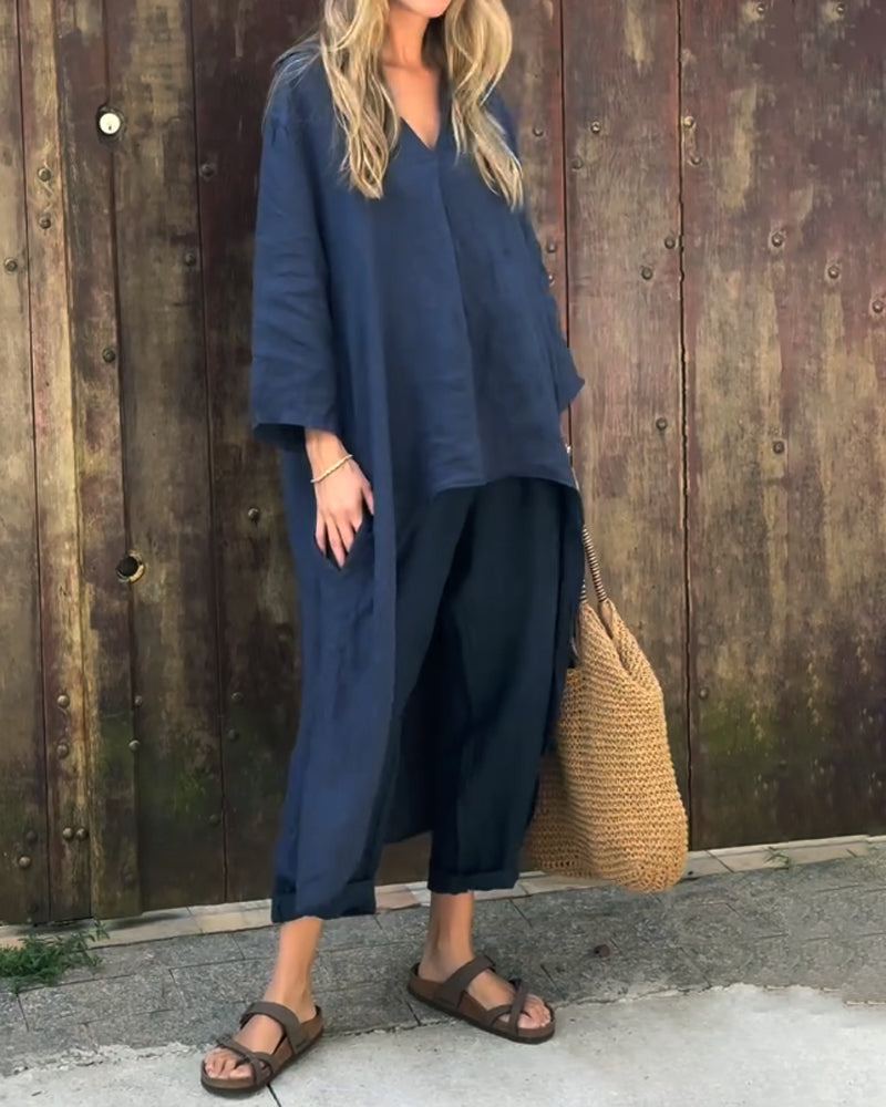 ELENA™ | Conjunto Chic de Dos Piezas con Elegancia Sin Esfuerzo y Estilo Versátil