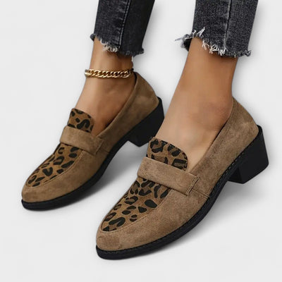 Karla - Elegantes zapatos de dama con estampado de leopardo