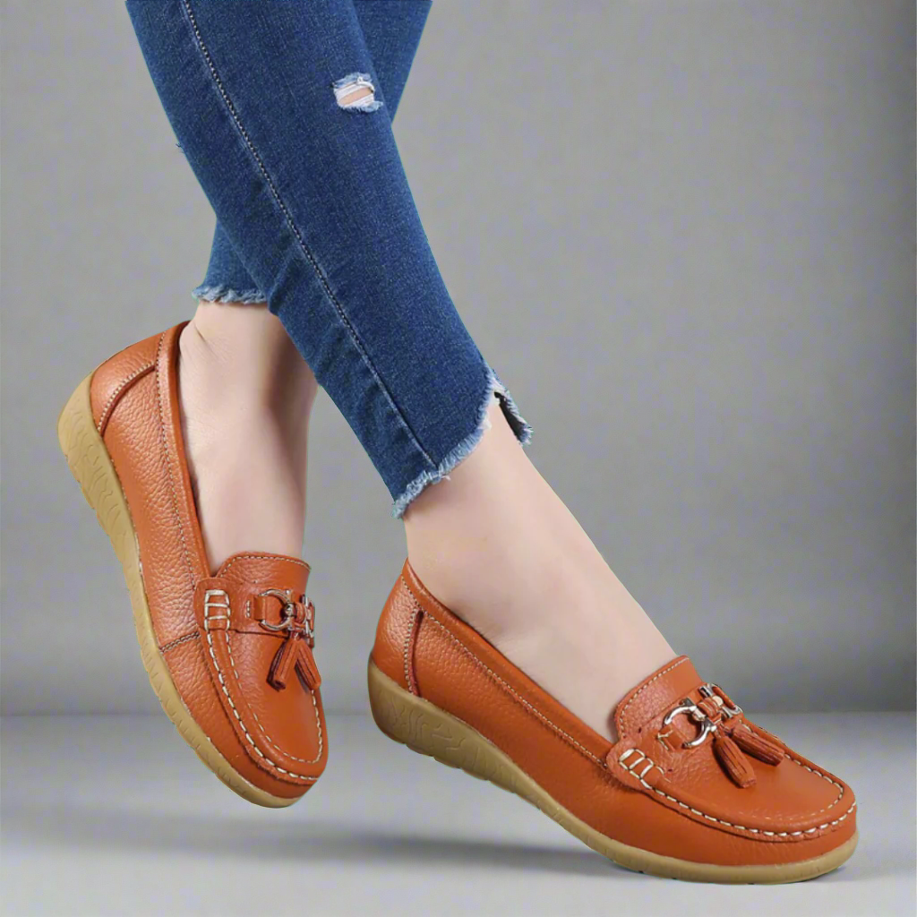 Adeltraut | Zapatillas de cuero cómodas hechas a mano