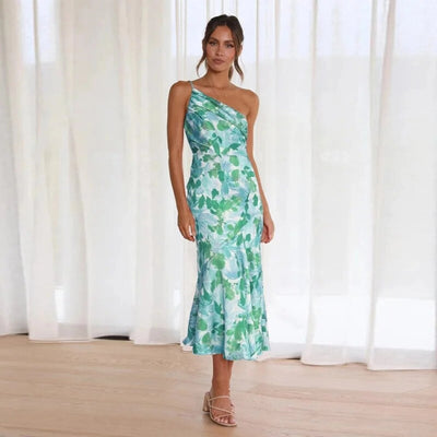 Diane | Vestido de flores en satén