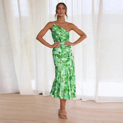 Diane | Vestido de flores en satén