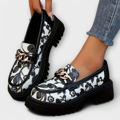 Sandra - Elegantes Mocasines Retro