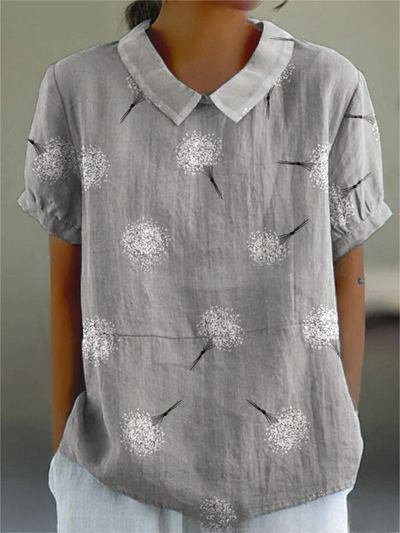 Lina | Blusa de Lino Floral