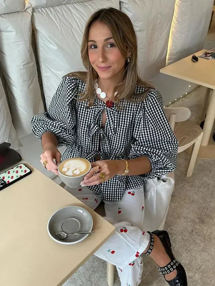 Camisa de Algodón ChicStripe