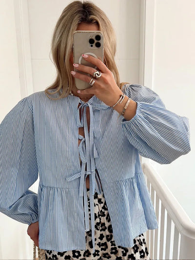 Camisa de Algodón ChicStripe