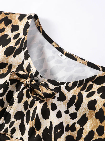 Top Chic de Primavera con Leopardo