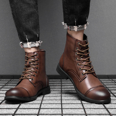 Claude | Botines de cuero auténtico
