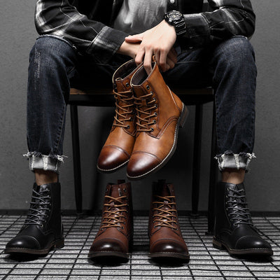 Claude | Botines de cuero auténtico