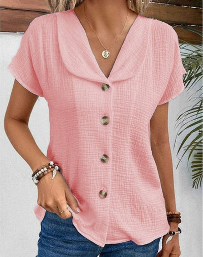 Liezl® | Blusa con cuello y botones