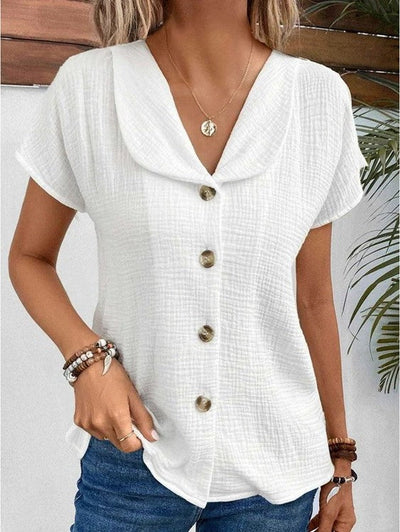 Liezl® | Blusa con cuello y botones