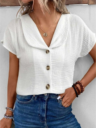 Liezl® | Blusa con cuello y botones