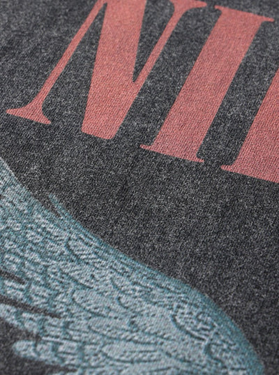 Camiseta de banda de rock desgastada Dakota