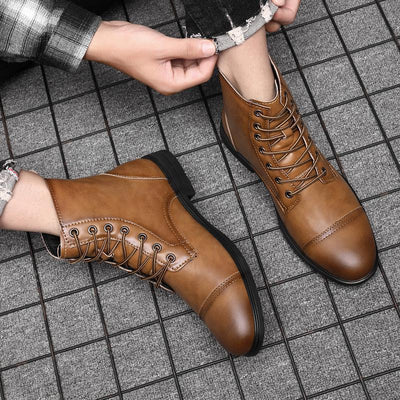 Claude | Botines de cuero auténtico