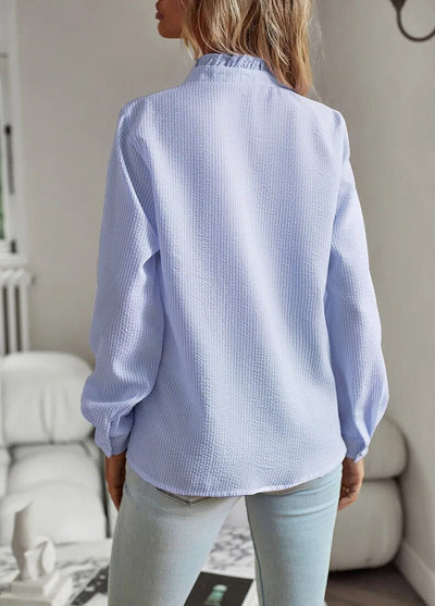 Emma - Camisa cómoda de manga larga