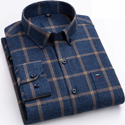 JAMES | CAMISA DE ALGODÓN A CUADROS