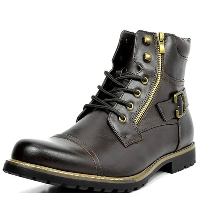 Damon | Botines de cuero con cordones