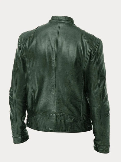 ENZO - CHAQUETA DE CUERO CASUAL