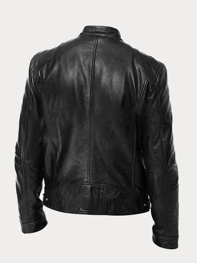 ENZO - CHAQUETA DE CUERO CASUAL